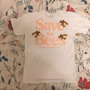 GOLF save the bees flower boy shirt